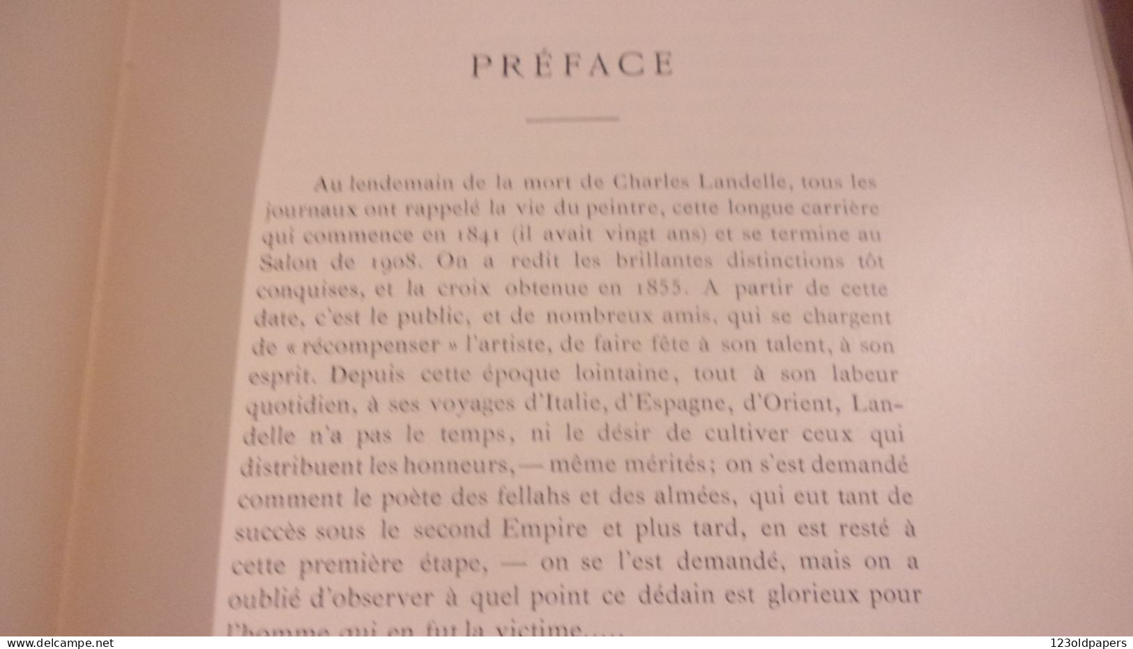 RARE 1908 ATELIER CHARLES LANDELLE LAVAL TABLEAUX ET ETUDES CATALOGUE EXPOSITION GALERIE PETIT