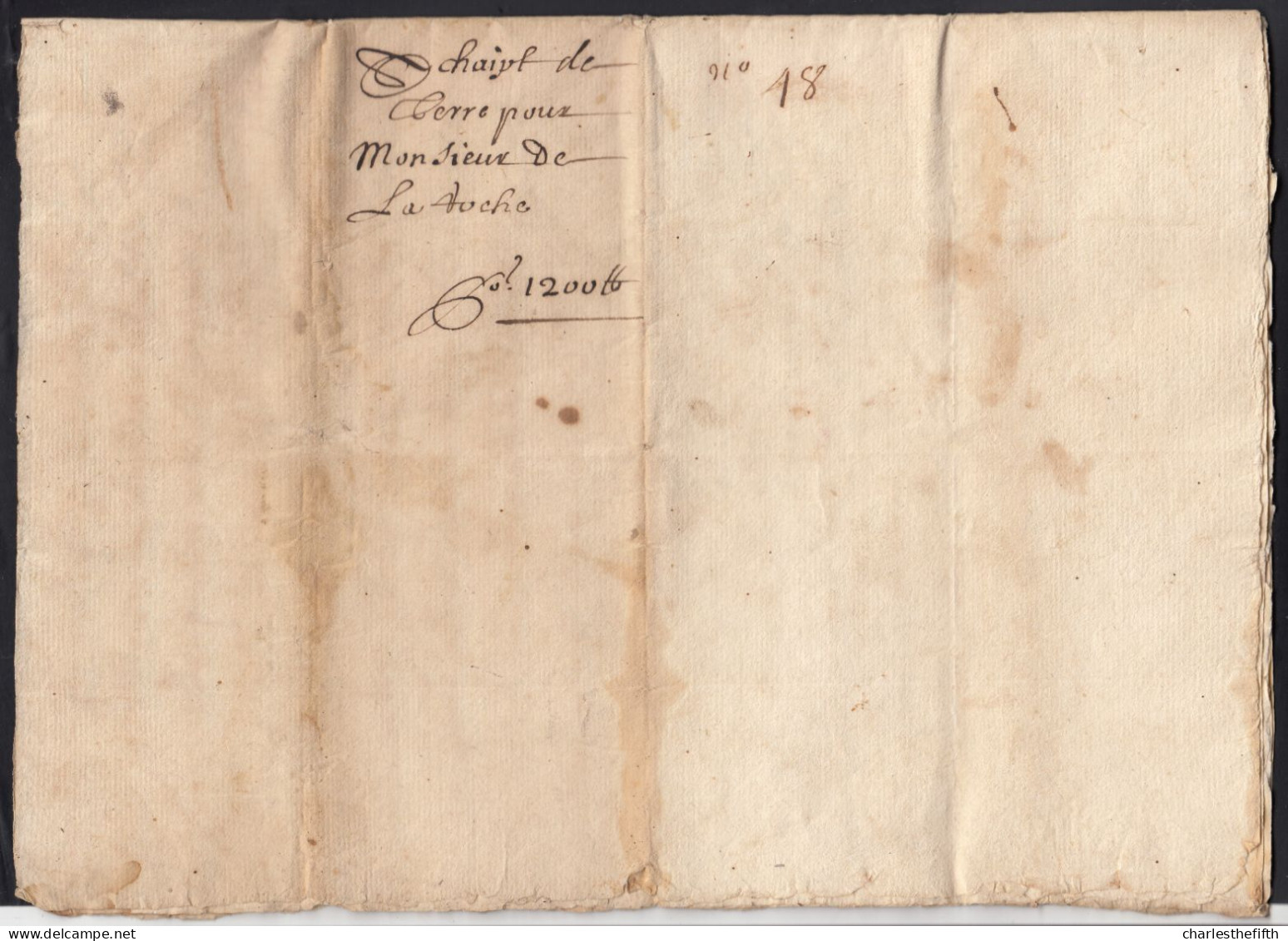 ACTE DE VENTE JUDICIAIRE De 1605 - SEIGNEUR FRANCOIS DE MAGUIN -- MONSIEUR LE BALIF De St PAUL 3 CHATEAUX ? A LIRE .... - Historical Documents