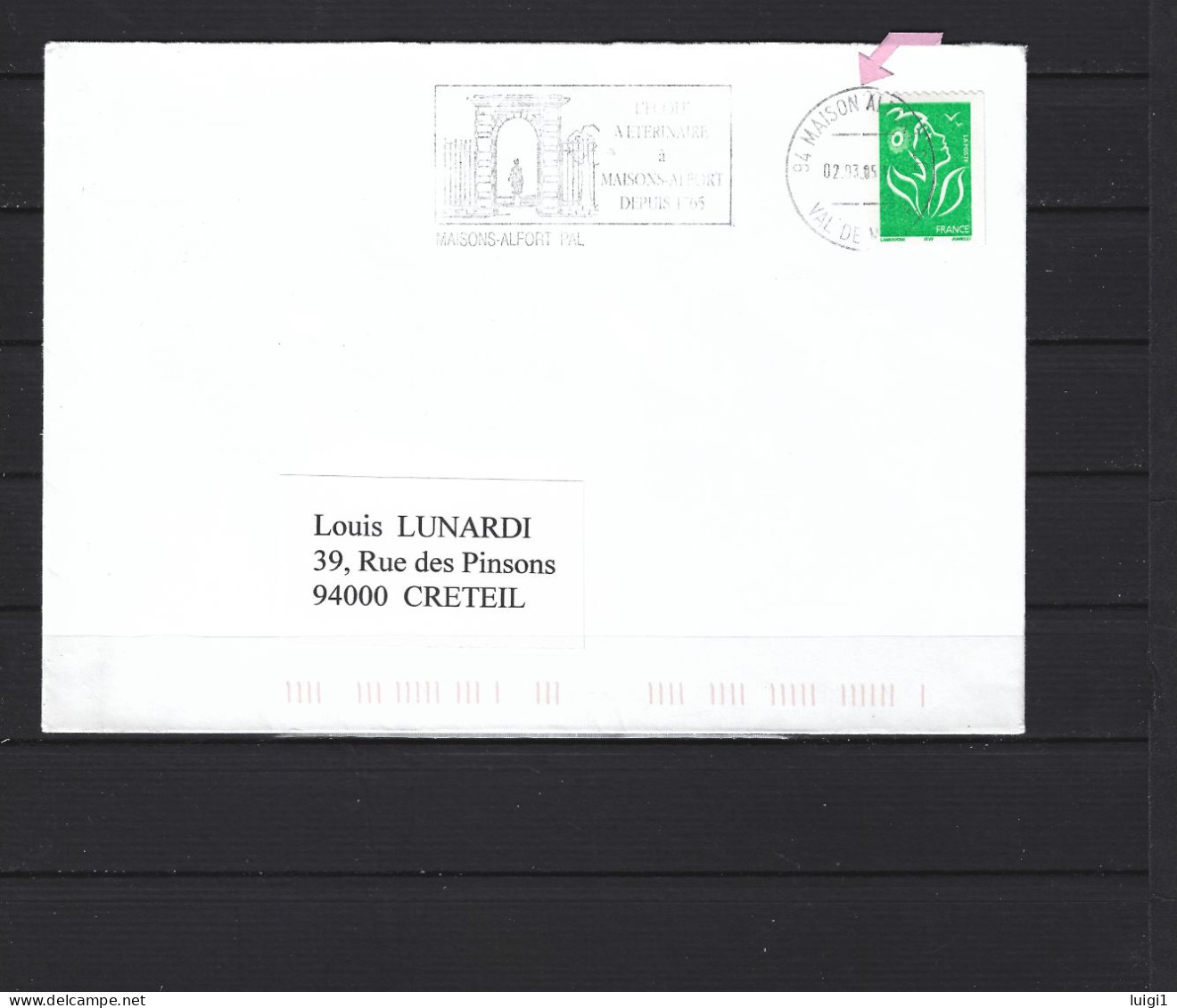 Marianne LAMOUCHE 2005 - Y&T N°3733 TVP Vert + Roulette N°3742 TVP Vert (1) : Sur 2 Lettres . Avec VARIETE. TB - 2004-2008 Marianne De Lamouche