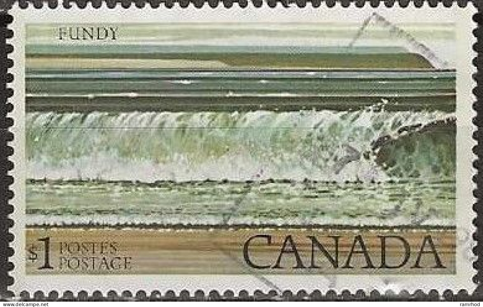 CANADA 1977 Fundy National Park - $1 - Multicoloured FU - Oblitérés