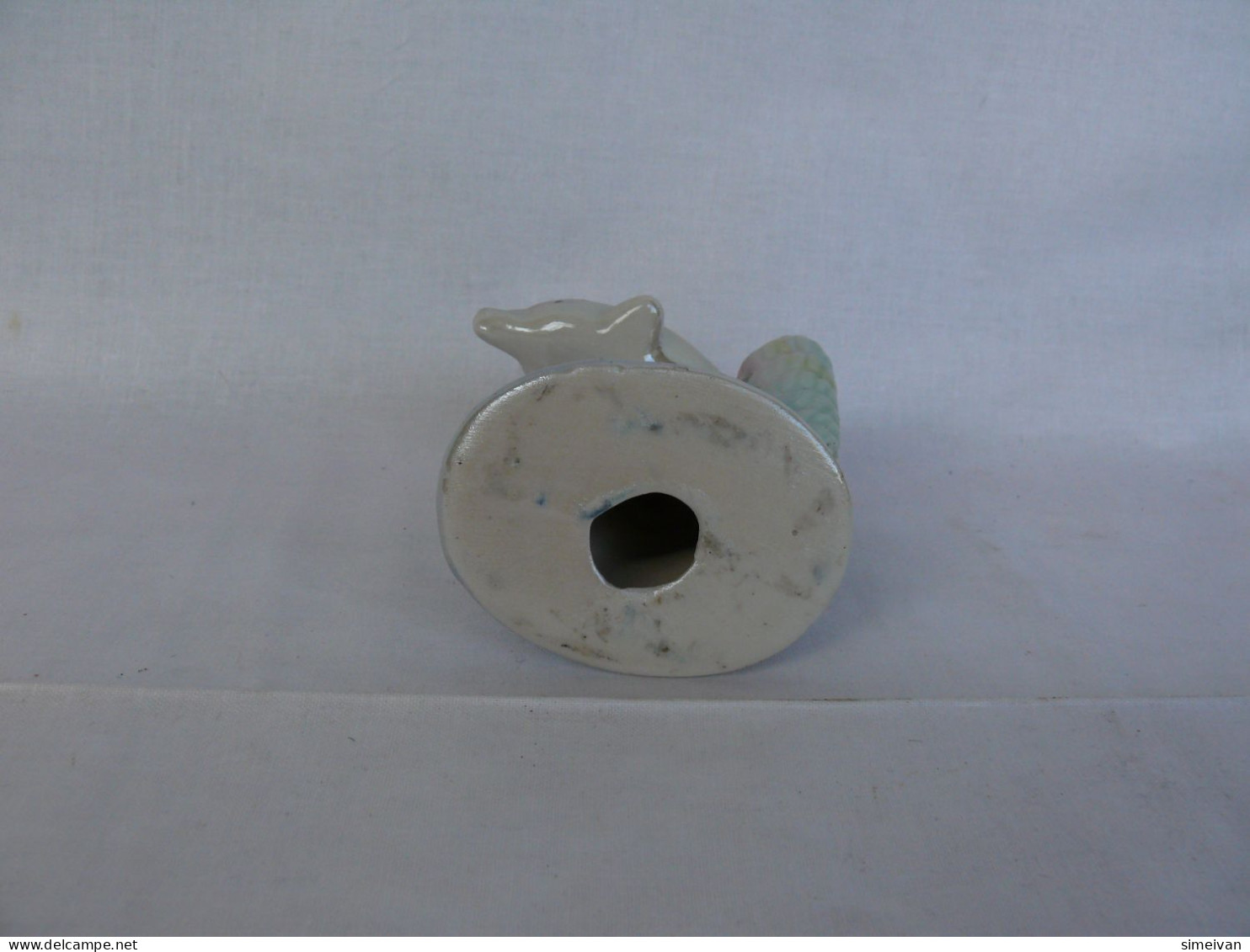 Beautiful Porcelain Figurе Dolphins and Pen Holder #2134