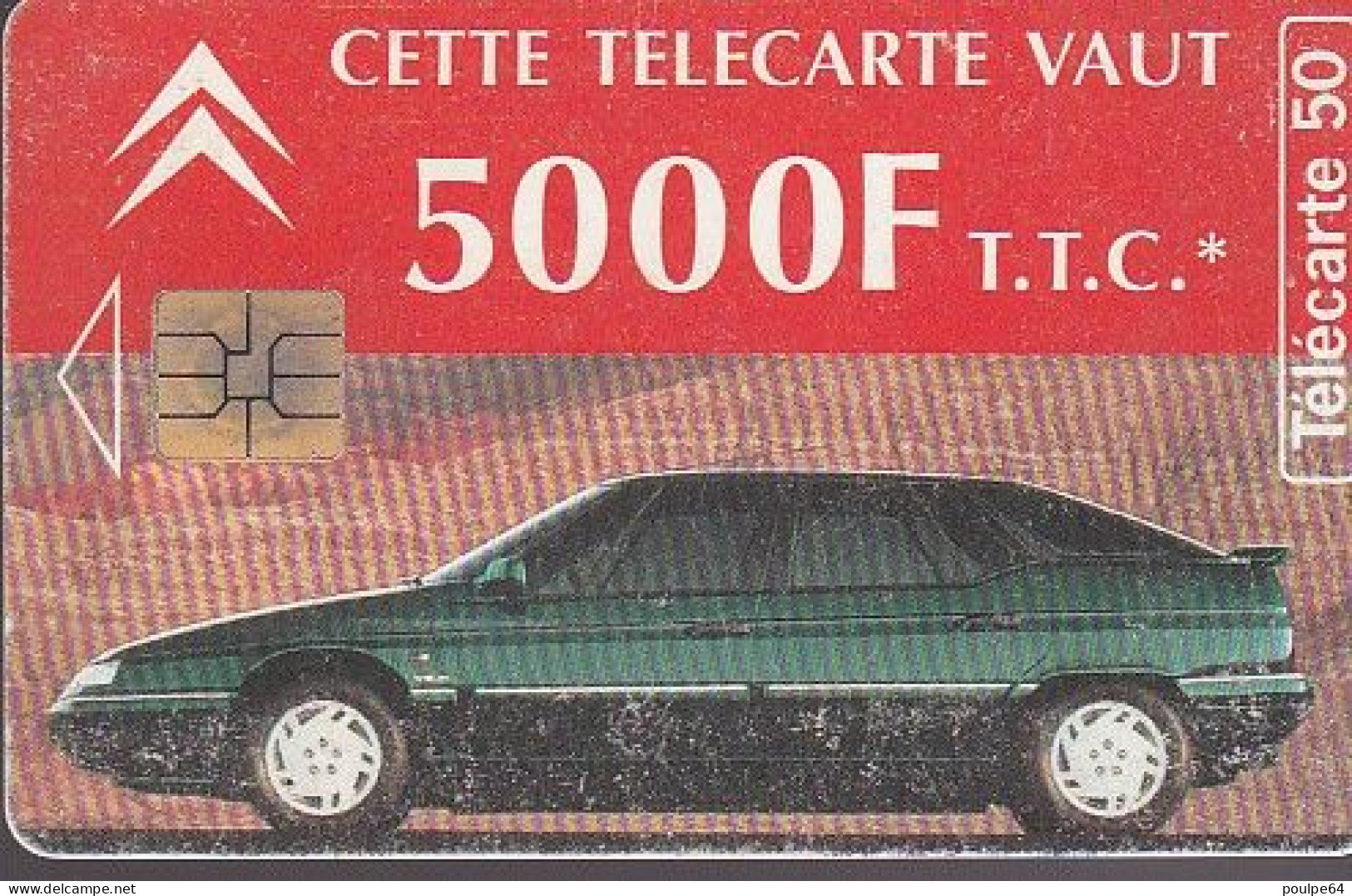 F507P - 09/1994 - CITROËN XM " Perpignan " - 50 SO3 (verso : N° Deux Lignes - 2ème Ligne Décalée Vers La Gauche Sous A) - 1994