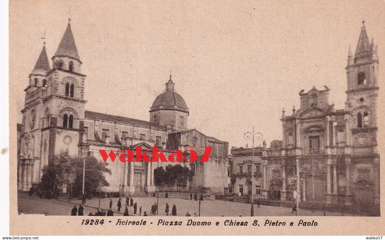 AL1/43 Acireale Piazza Duomo E Chiesa S. Pietro E Paolo - Catania - F.p.  Vg. - Acireale