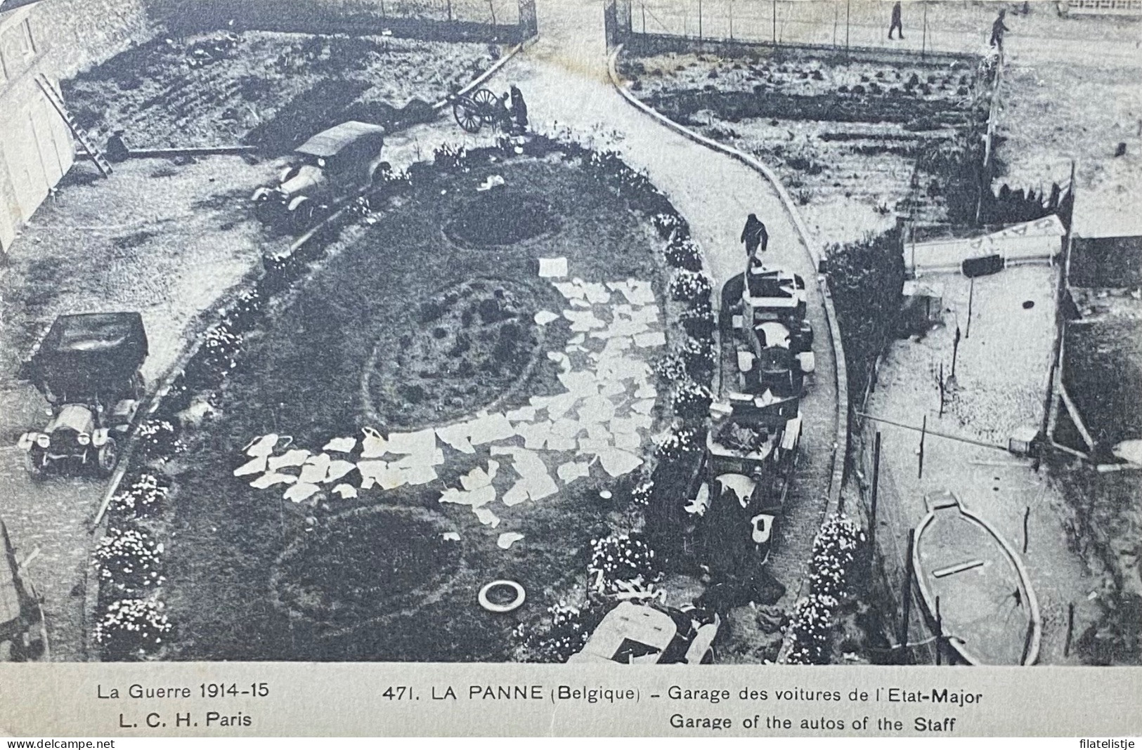 De Panne  Garages Van De Wagens Van Het Staatshoofd 1914 - 1918 - De Panne