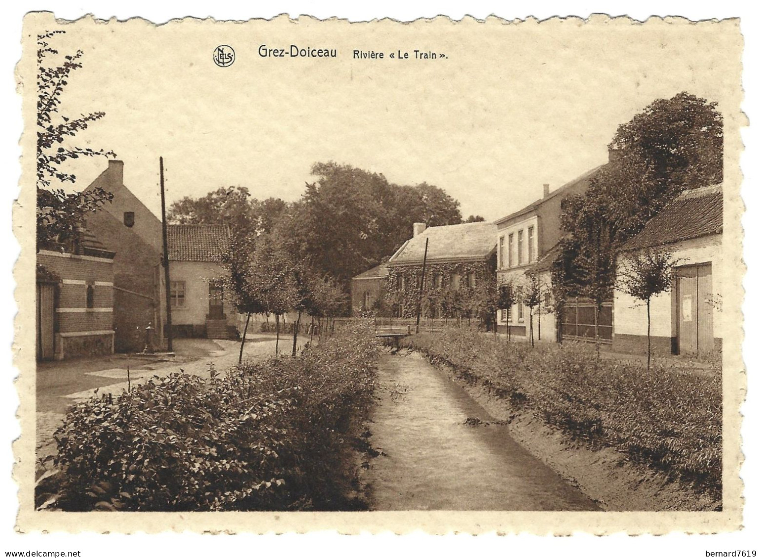 Belgique -  Grez -dolceau  -  Riviere  Le Train - Graven