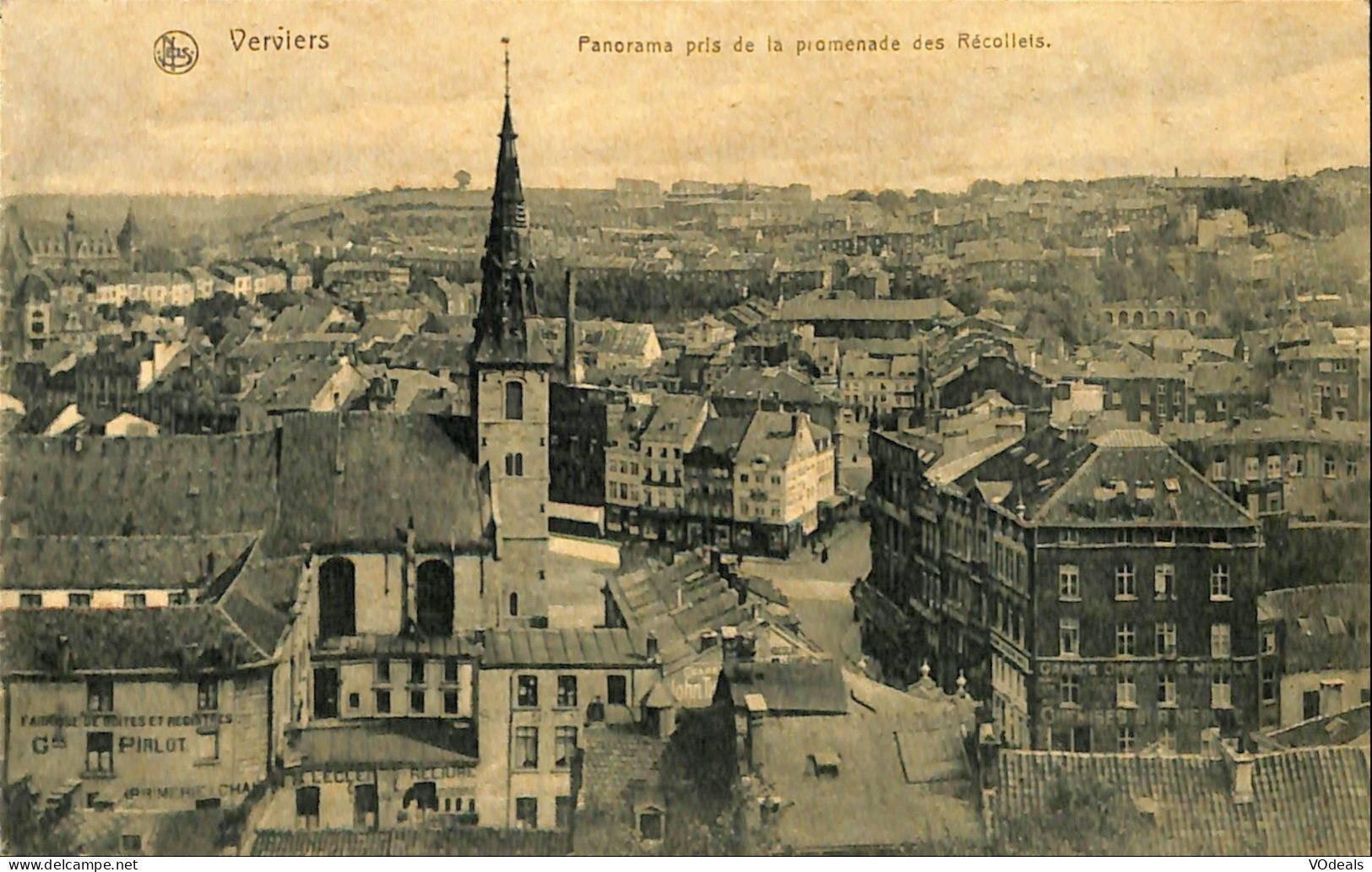 Belgique - Liège - Verviers - Panorama Pris De La Promenade Des Recollets - Verviers