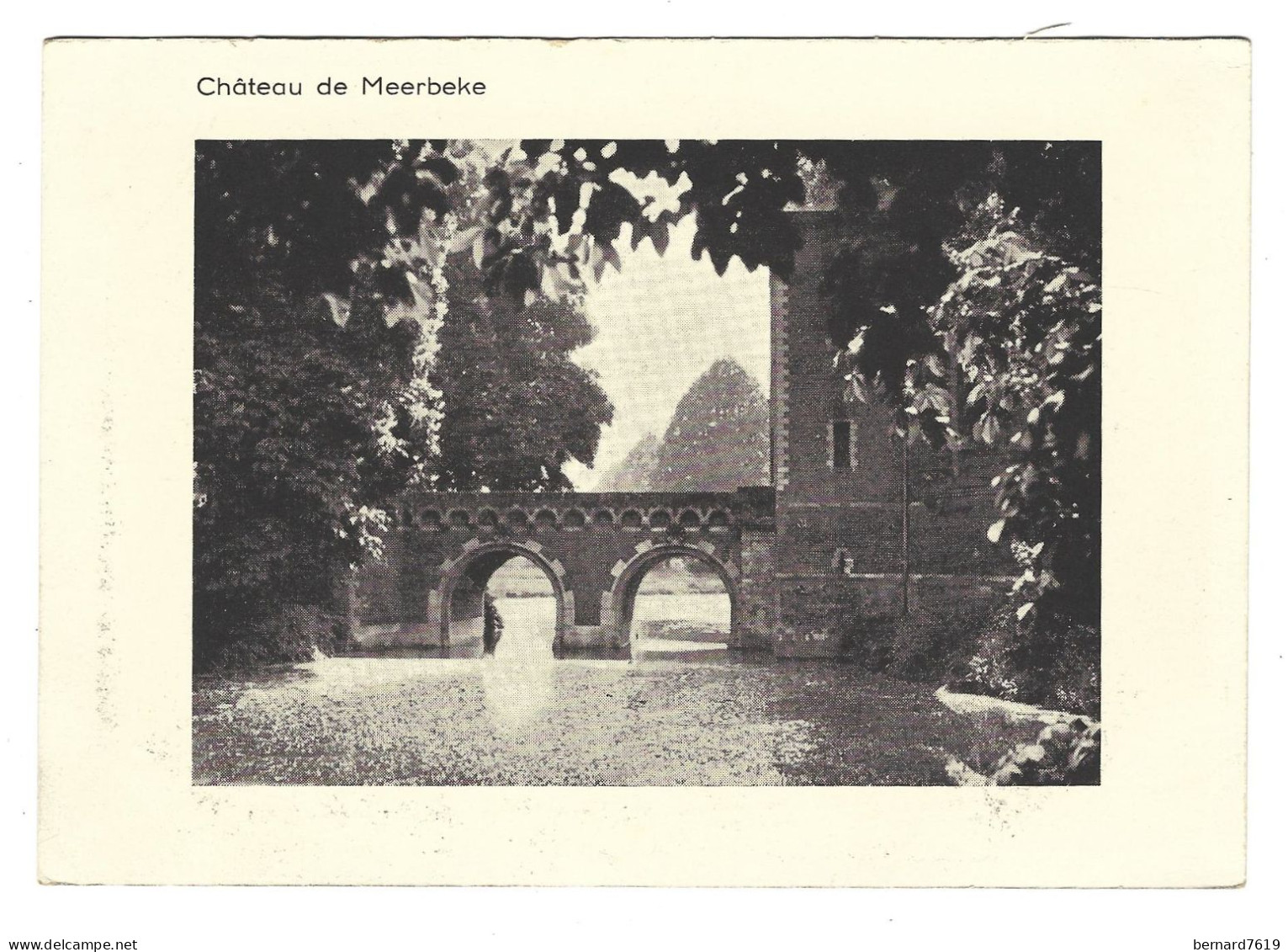 Belgique -   Chateau  De Meerbeke - Ninove