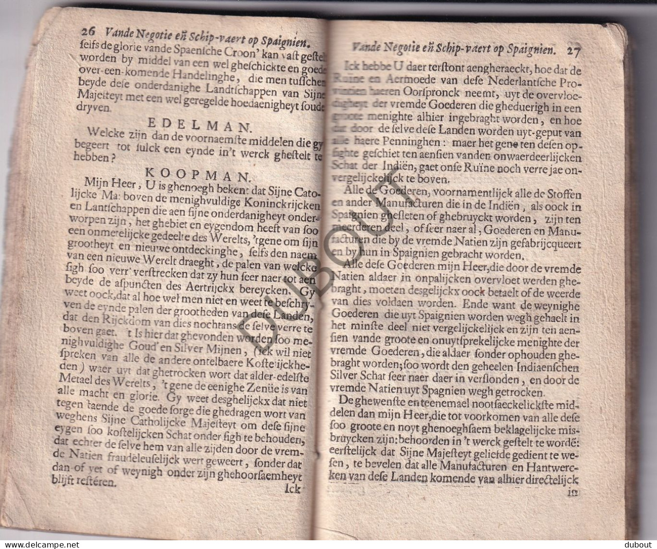 Ruïne En Aermoede Der Spaensche Nederlanden - Luik 1686  (w255) - Anciens