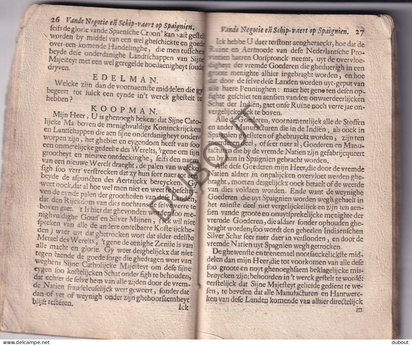 Ruïne En Aermoede Der Spaensche Nederlanden - Luik 1686  (w255) - Antique