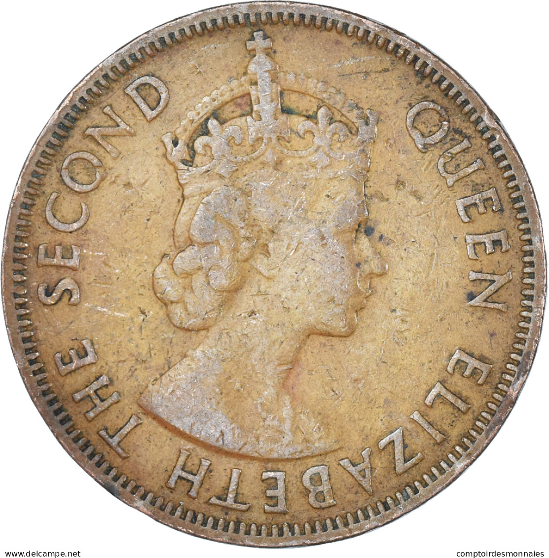 Monnaie, Territoires Britanniques Des Caraïbes, Cent, 1961 - Caribe Británica (Territorios Del)