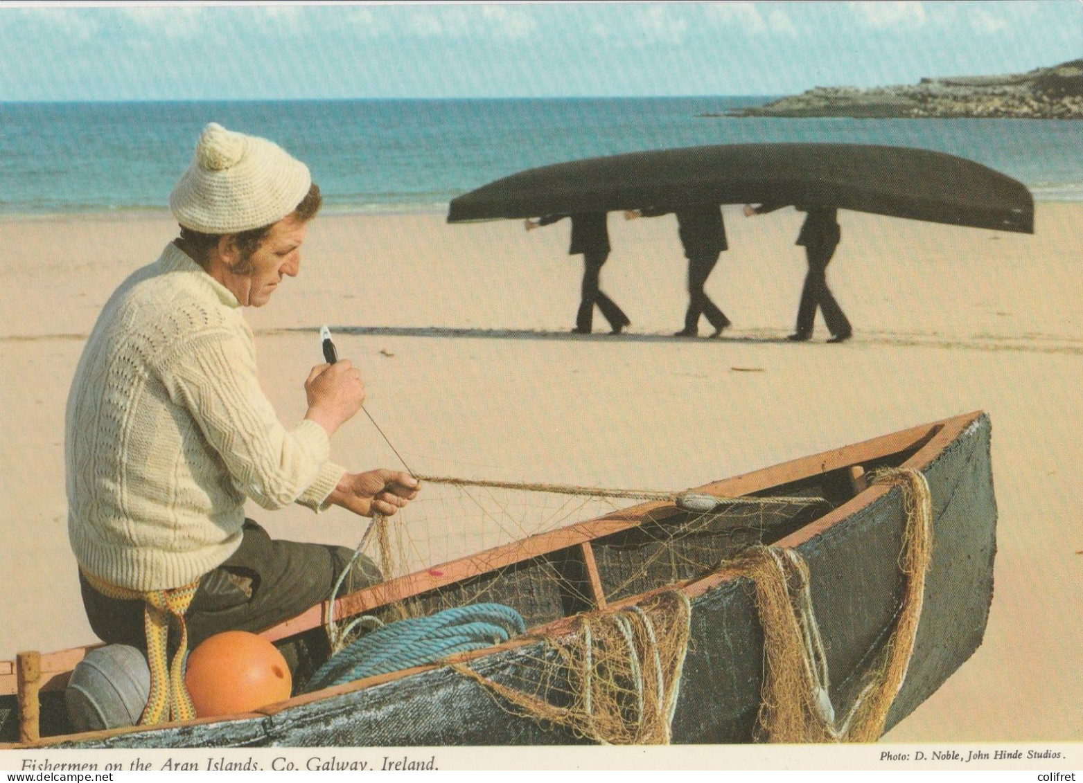 Irlande - Galway  -  Fishermen On The Aran Islands - Galway