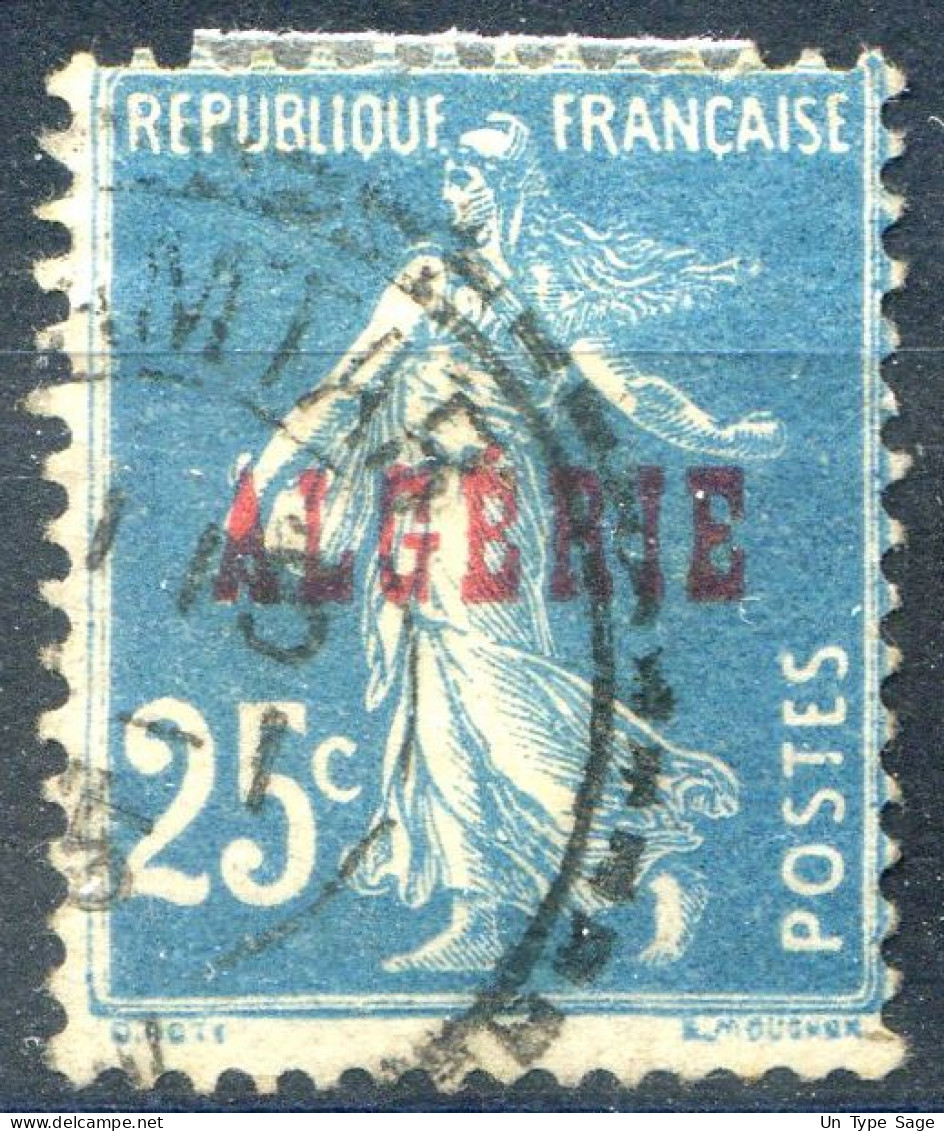 Algérie, TAD Perlé LAMTAR 1925 - (F236) - Oblitérés