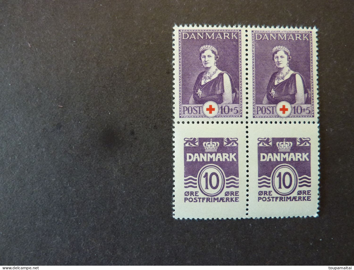 DANEMARK, Année 1940, Bloc Paires De 269 Et 259 Se Tenant - Neufs