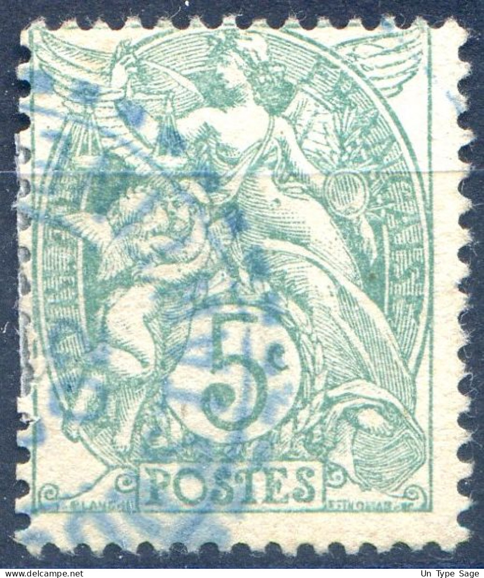 France N°111 TAD Perlé Bleu Constantine - (F241) - 1900-29 Blanc