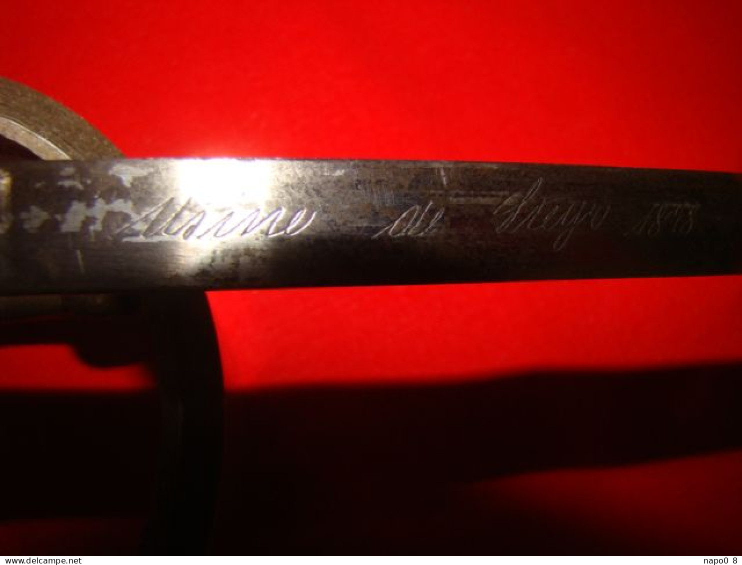 épée Baïonnette Française Mle 1874 ( Fabrication De Manufacture Autrichienne , Usine De Steyr 1878) Pour Fusil Gras - Armes Blanches