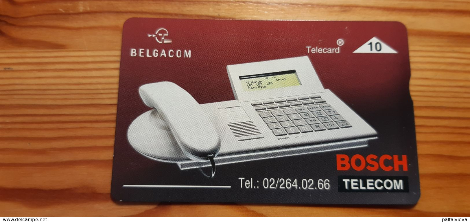 Phonecard Belgium 511L - Bosch - Without Chip