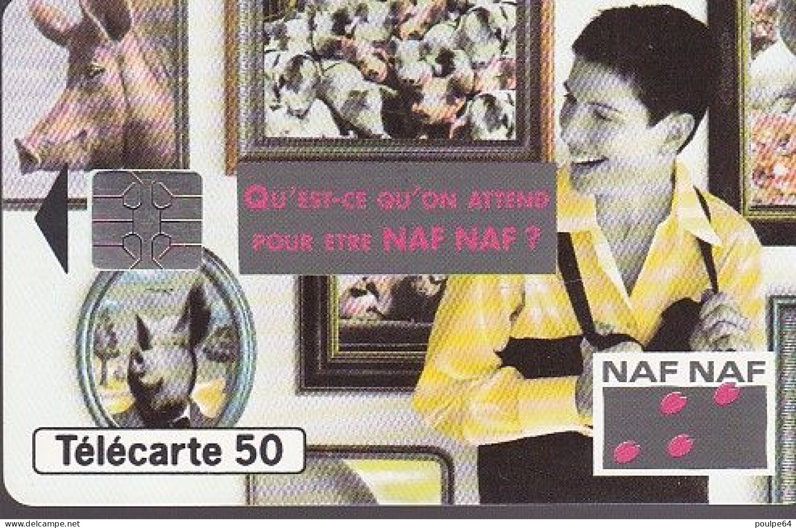 F520 - 10/1994 - NAF NAF - 50 SO5  (verso : N° Droits Deux Lignes) - 1994