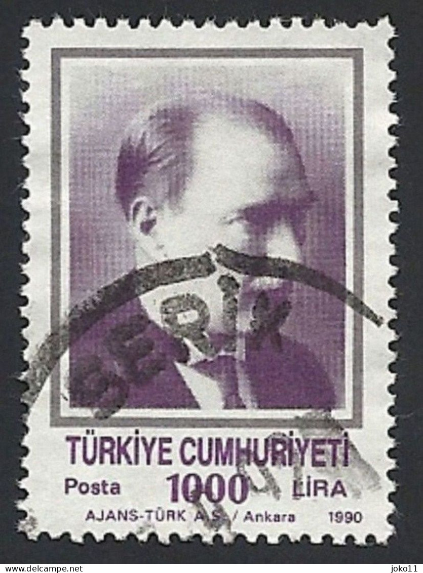 Türkei, 1990, Mi.-Nr.  2905 A, Gestempelt - Usados