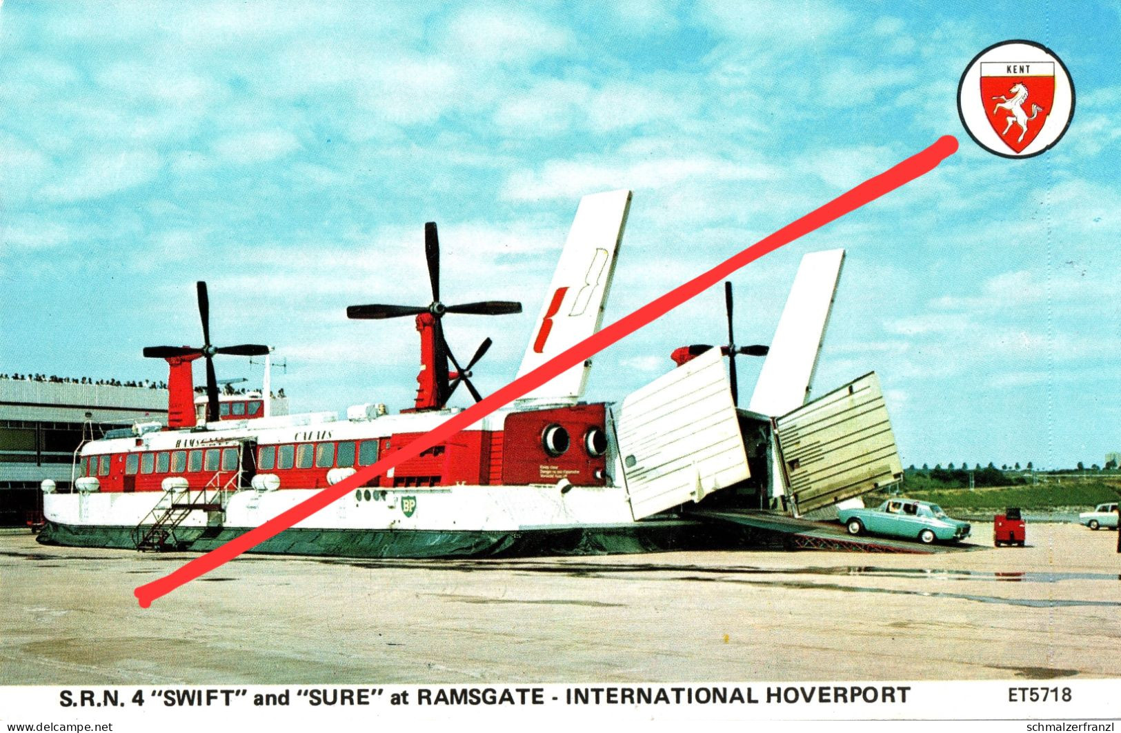 AK Ramsgate International Hoverport S.R.N. 4 Swift And Sure Hovercraft A Canterbury Kent England UK United Kingdom - Luftkissenfahrzeuge