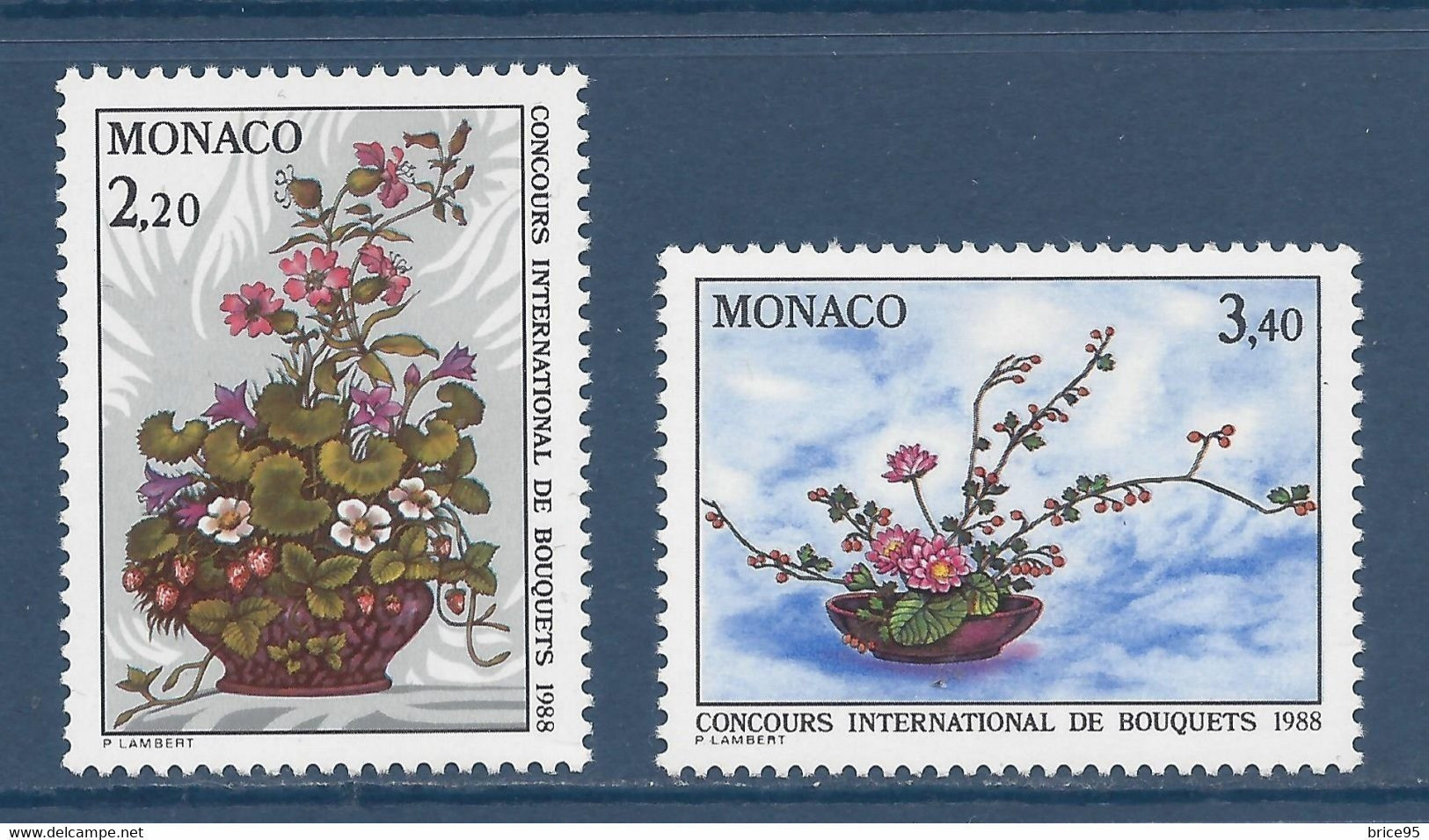 Monaco - YT N° 1597 Et 1598 ** - Neuf Sans Charnière - 1987 - Ungebraucht