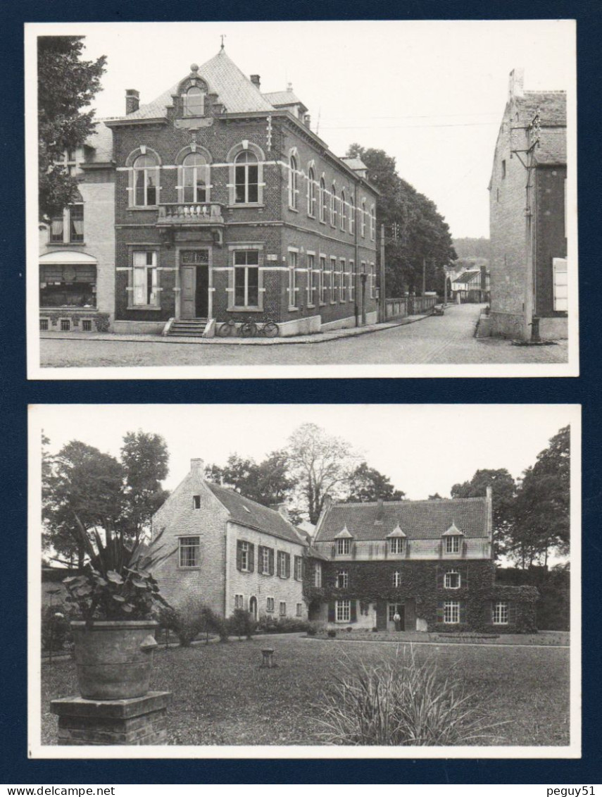 Grez-Doiceau. Hôtel De Ville. Le Franc Moulin. La Gare De Gastuche.  L'église St. Georges. Lot De 5 Cartes - Grez-Doiceau