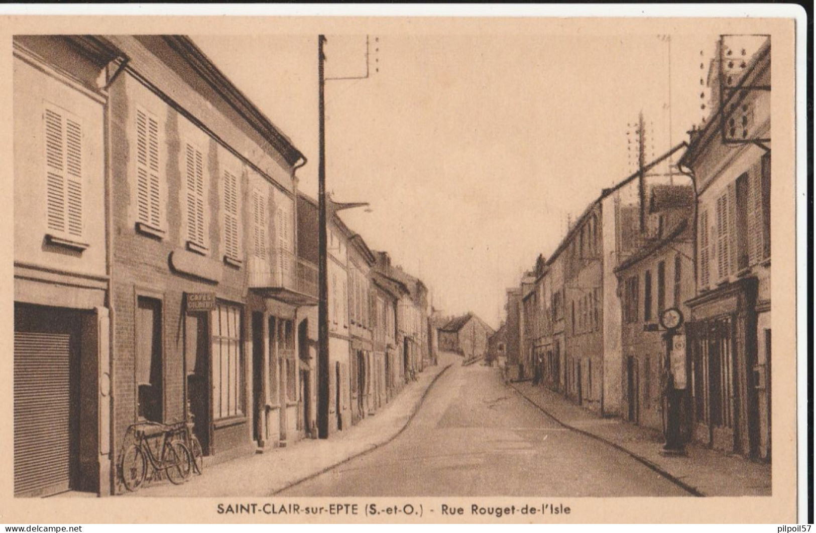 95 - SAINT CLAIR SUR EPTE - Rue Rouget De L'Isle - Saint-Clair-sur-Epte