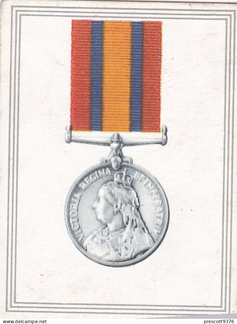 Medals & Decorations 1941 - United Tobacco Co South.Africa - L Size - 86 Queens Boer War Medal 1899 - Gallaher