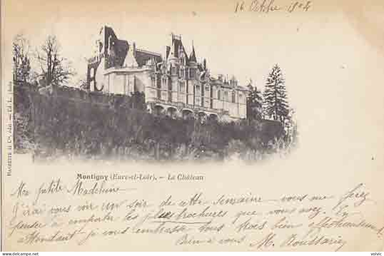 28 - MONTIGNY - Le Château - Montigny-le-Gannelon