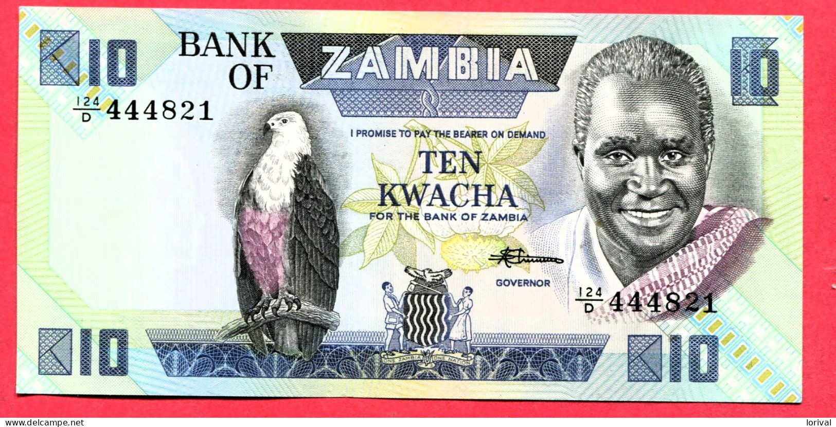 10 Kwacha Neuf 3 Euros - Zambie