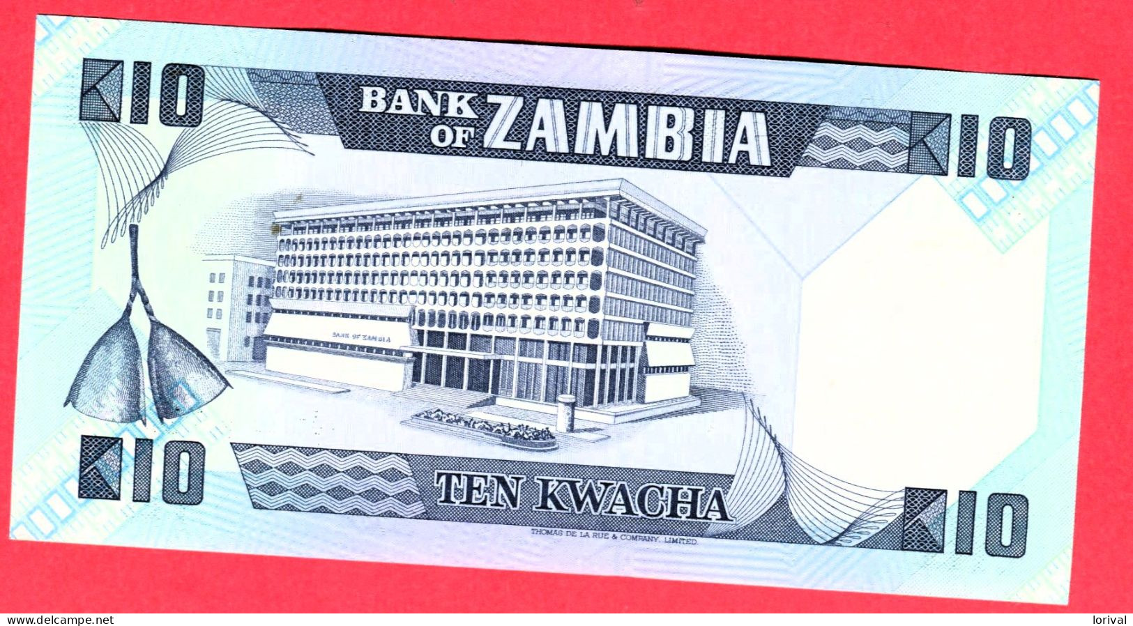 10 Kwacha Neuf 3 Euros - Zambie