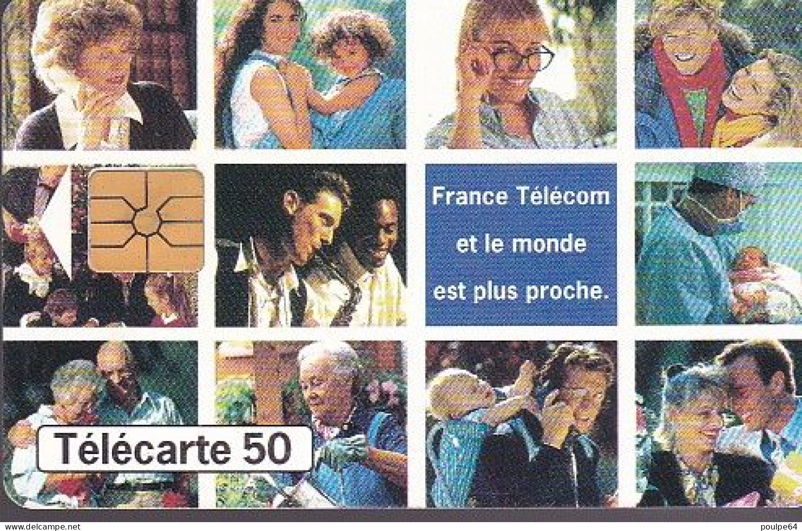 F527 - 12/1994 - VOEUX FRANCE TÉLÉCOM - 50 GEM1A (verso : N° B+4+B+6 Chiffres + 2ème Logo Moreno) - 1994