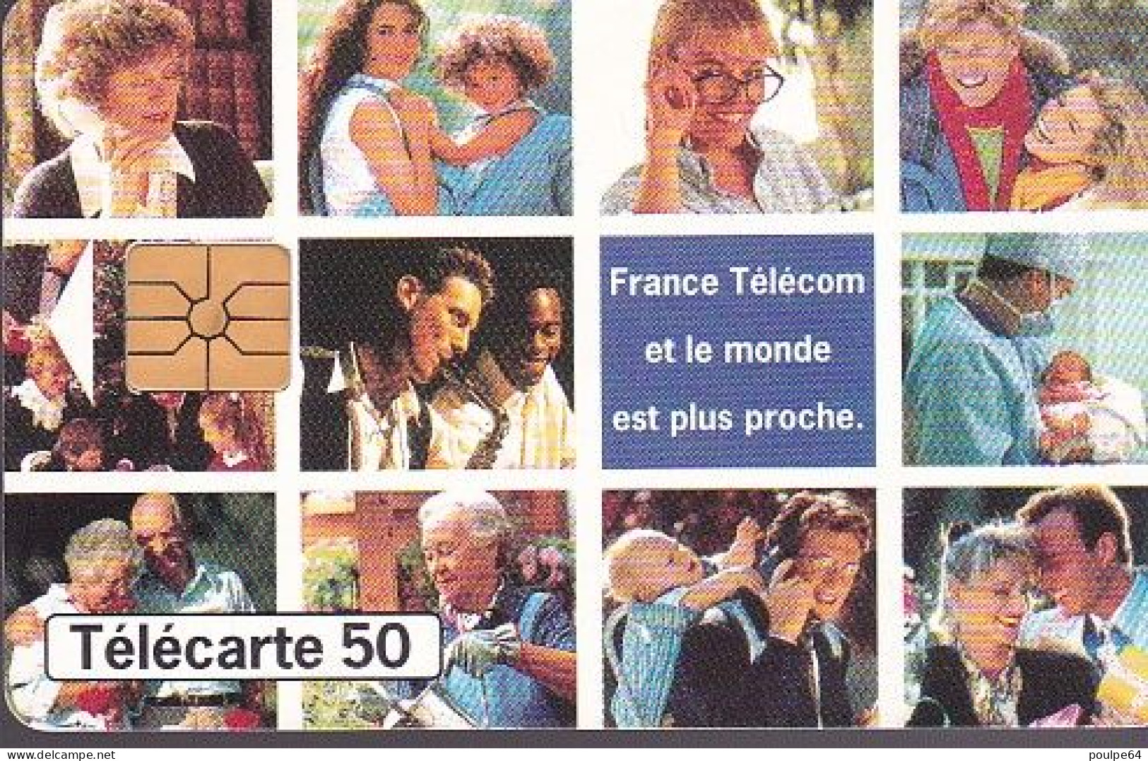 F527 - 12/1994 - VOEUX FRANCE TÉLÉCOM - 50 GEM1A (verso : N° B+8 Chiffres) - 1994