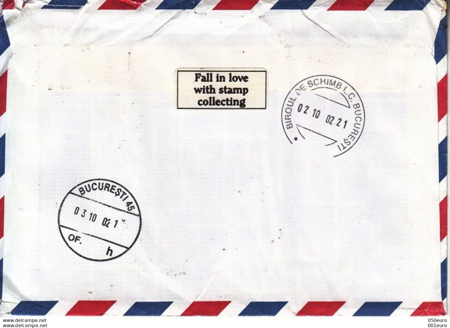 SOUTH AFRICA 2002: Cover Circulated To Romania #1218988951 - Registered Shipping! - Lettres & Documents