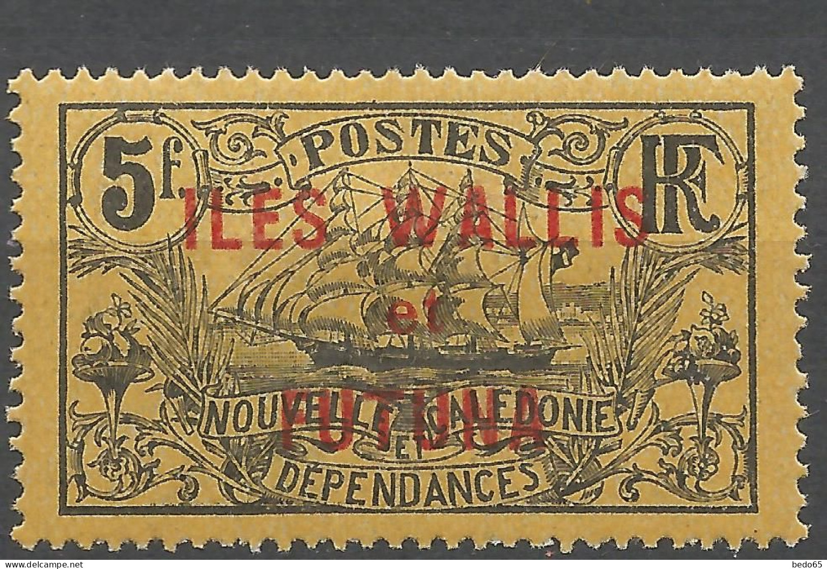 WALLIS ET FUTUNA N° 17 NEUF*  CHARNIERE   / Hinge  / MH - Unused Stamps