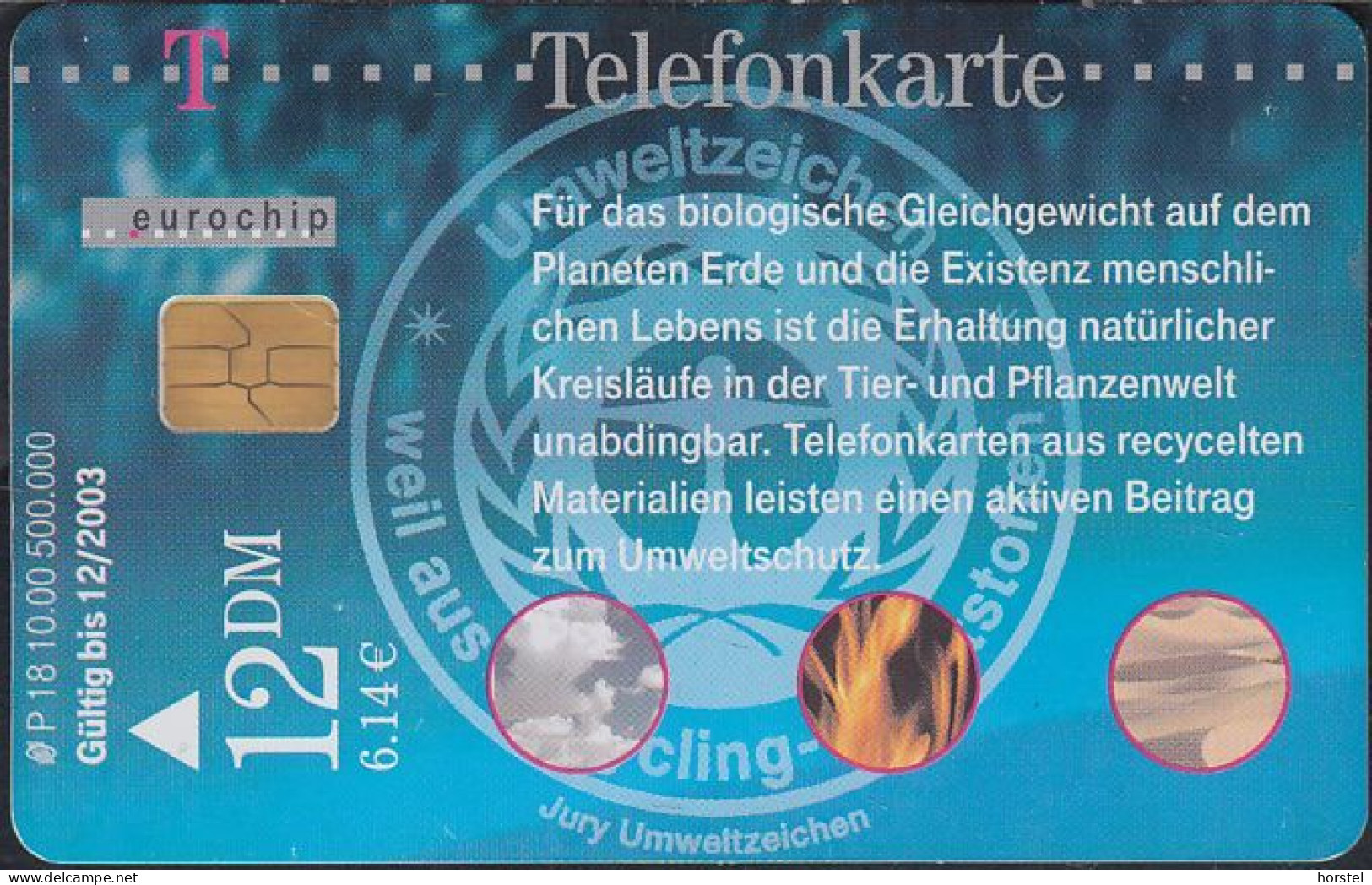 GERMANY P18/00 Care For Earth ! - Delphin - P & PD-Series: Schalterkarten Der Dt. Telekom