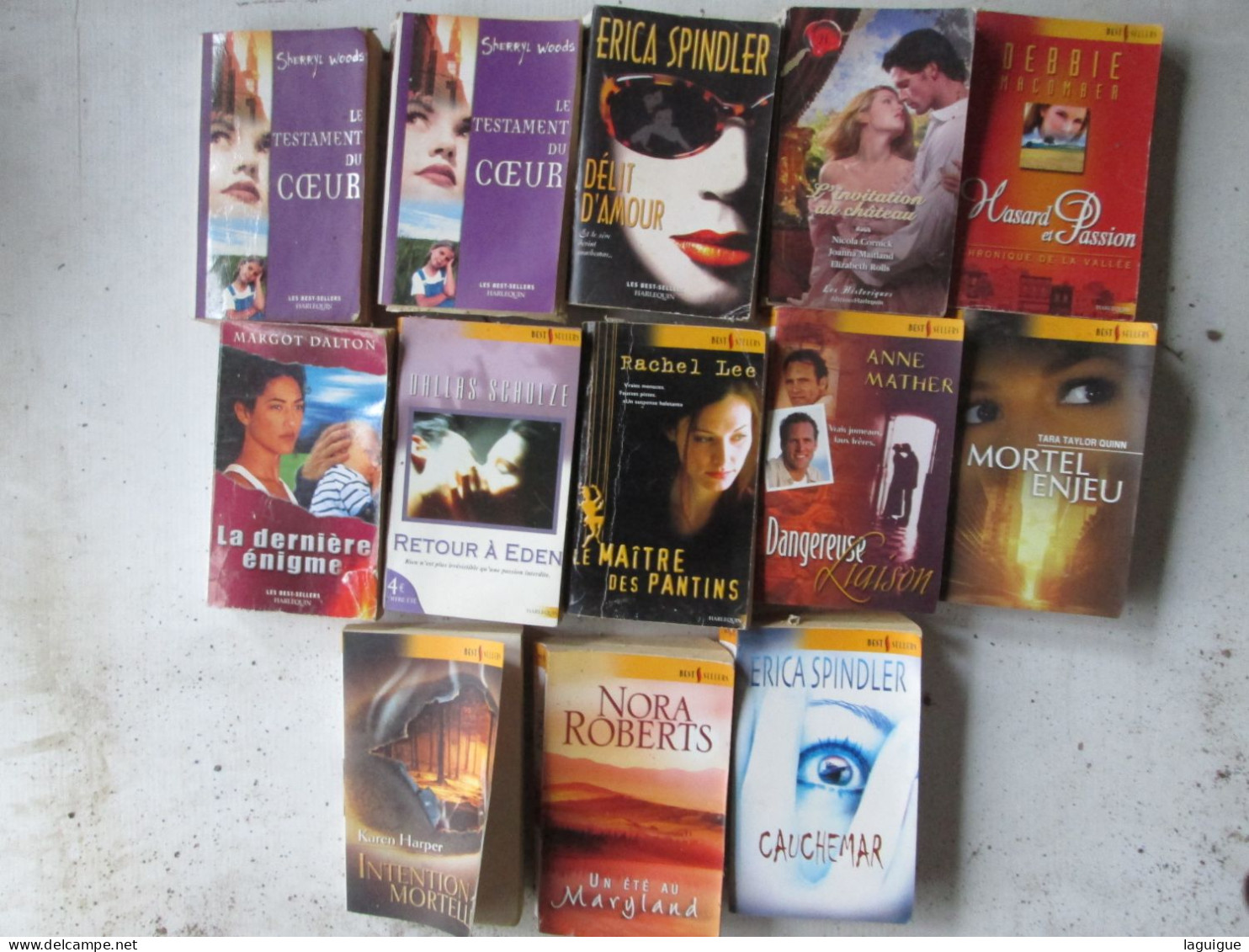 LOT DE 12 HARLEQUIN BEST SELLERS - Lots De Plusieurs Livres