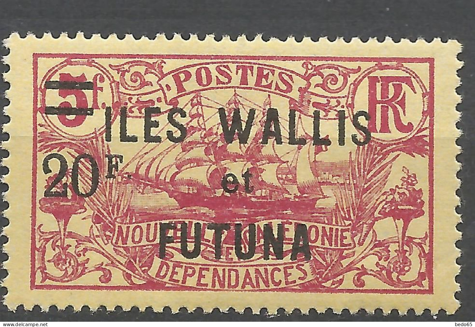 WALLIS ET FUTUNA N° 39 NEUF*  CHARNIERE   / Hinge  / MH - Unused Stamps