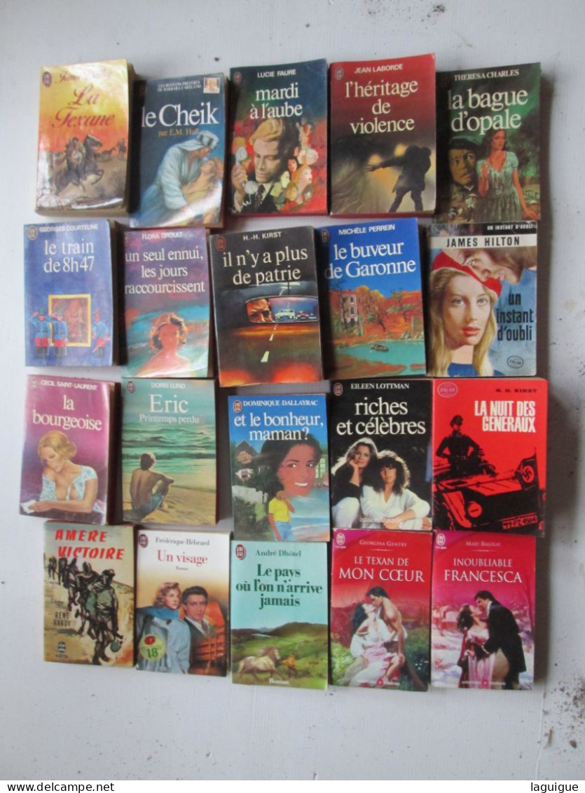 LOT DE 20 LIVRES J'AI LU - Paquete De Libros