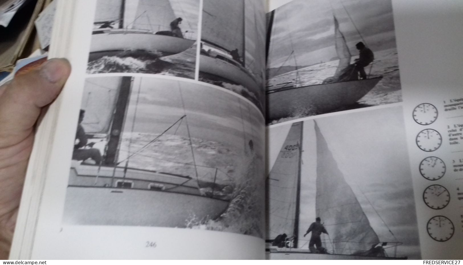 137/ AU LARGE CROISIERE ET COURSE PAR ALAIN GLIKSMAN 1974 /450 PAGES - Barche