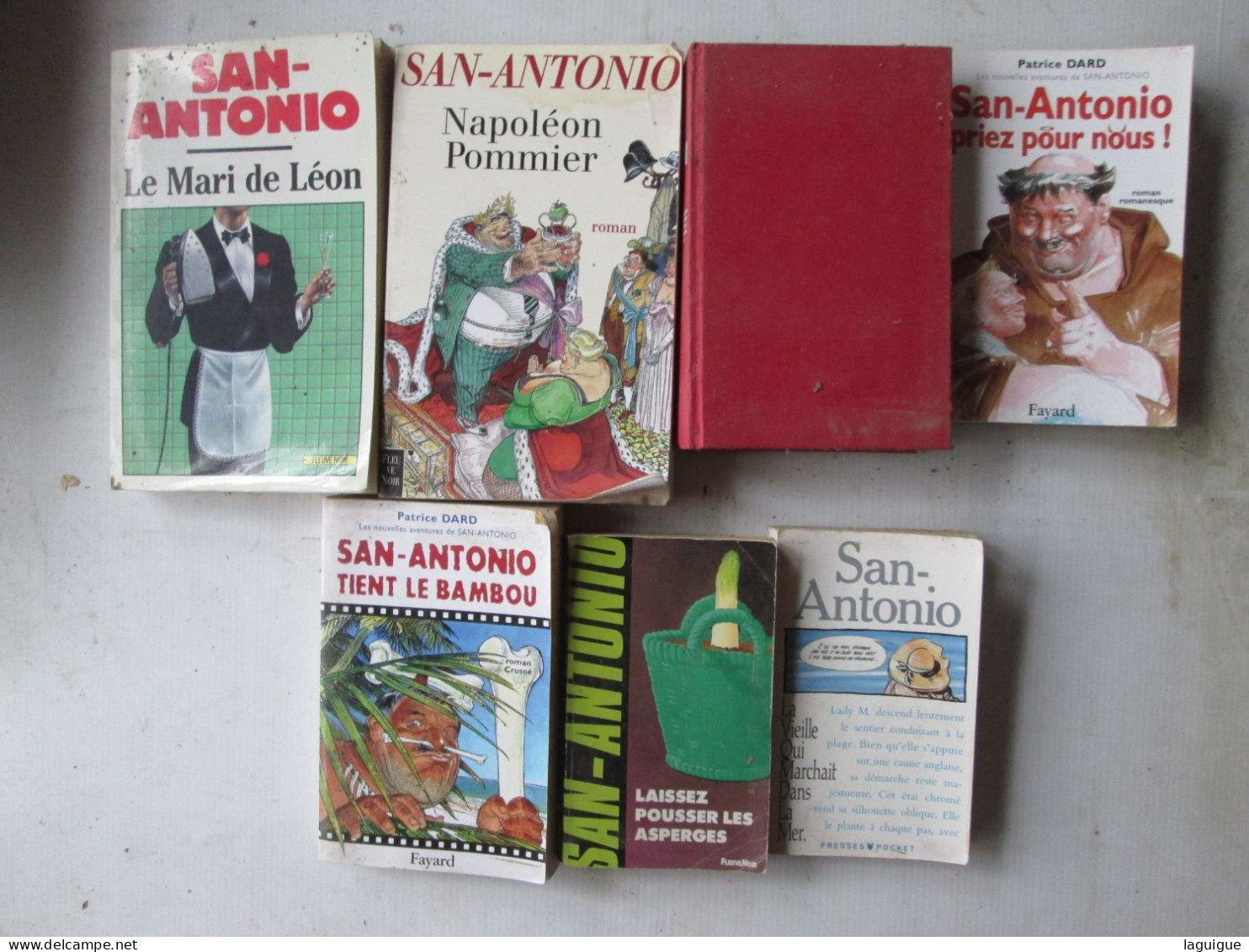 LOT DE 7 SAN ANTONIO - Lotti E Stock Libri