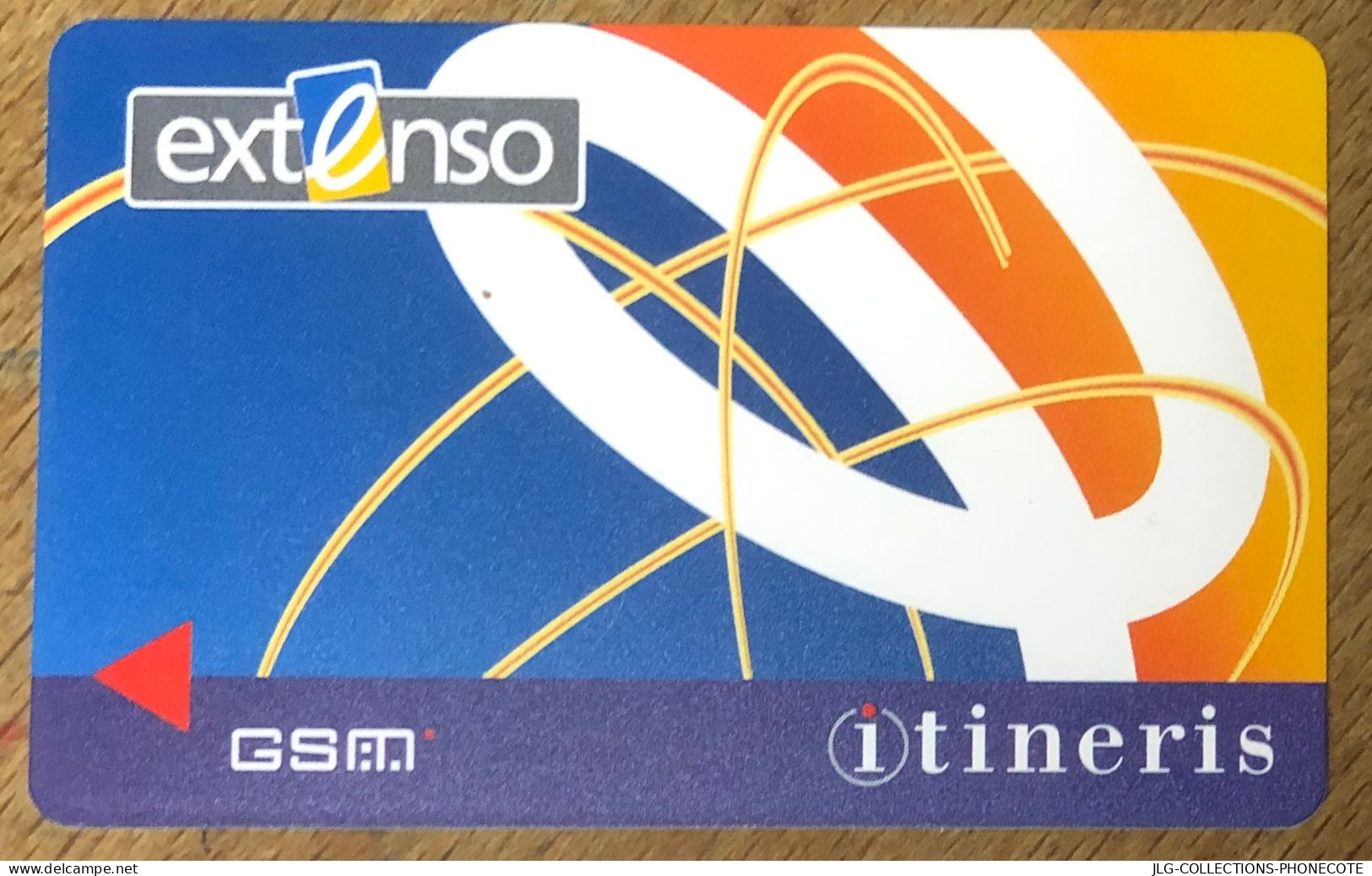 ITINÉRIS CARTE SIM RECTO EXTENSO VERSO VISUEL CELLWAY TELECARTE DUMMY SANS PUCE TELEFONKARTE SCHEDA TARJETA PHONECARD - Prepaid: Mobicartes