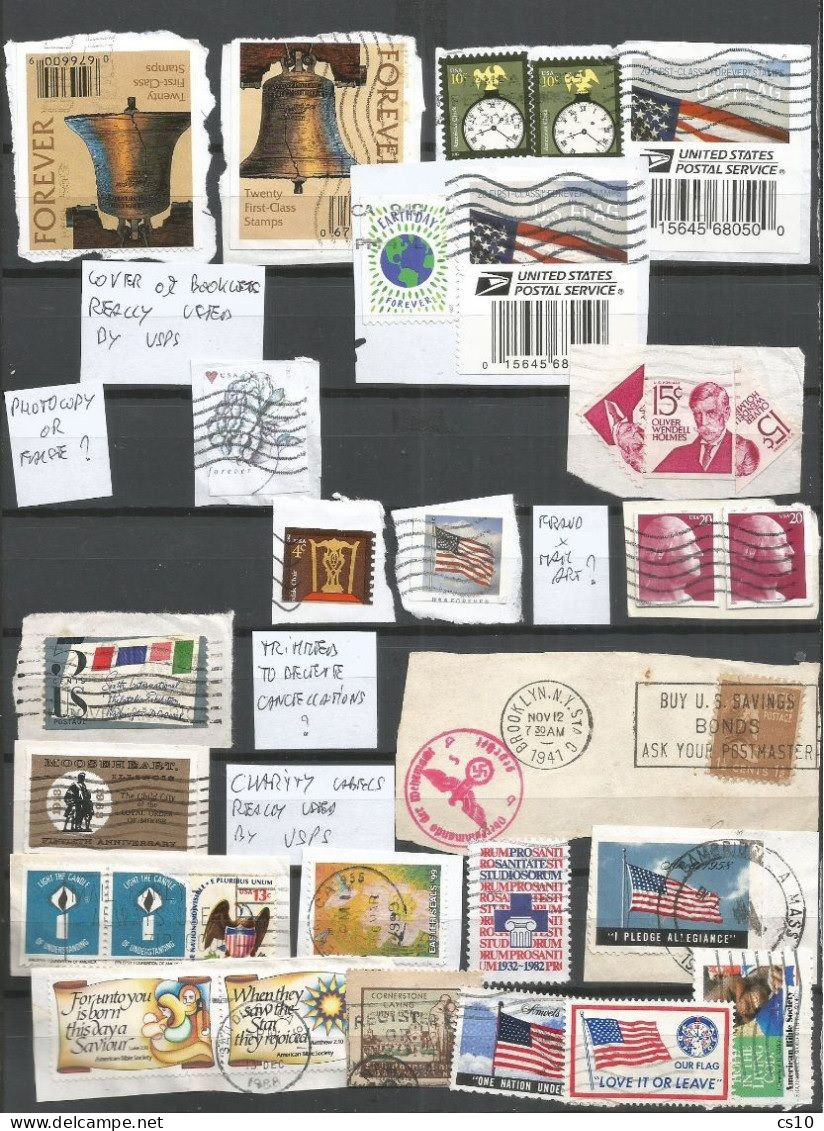 USA Postal History : APO RPO Abroad Offices Canada & Germany Mixed Frnkgs Incl.Presorted 1st Class 7 Scans - Errors, Freaks & Oddities (EFOs)