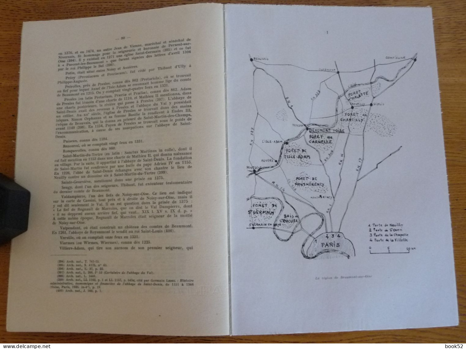 Histoire De BEAUMONT-SUR-OISE Par Paul Bisson De Barthélemy (1959) - Ile-de-France