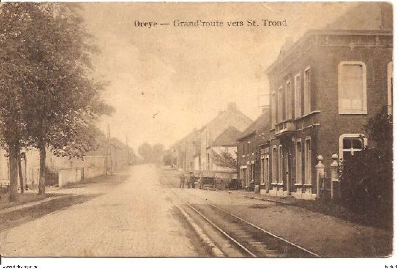 OREYE GRAND ROUTE VERS ST.TROND 1931 > CSSR SANS TIMBRE 608 D1 OERLE - Oreye