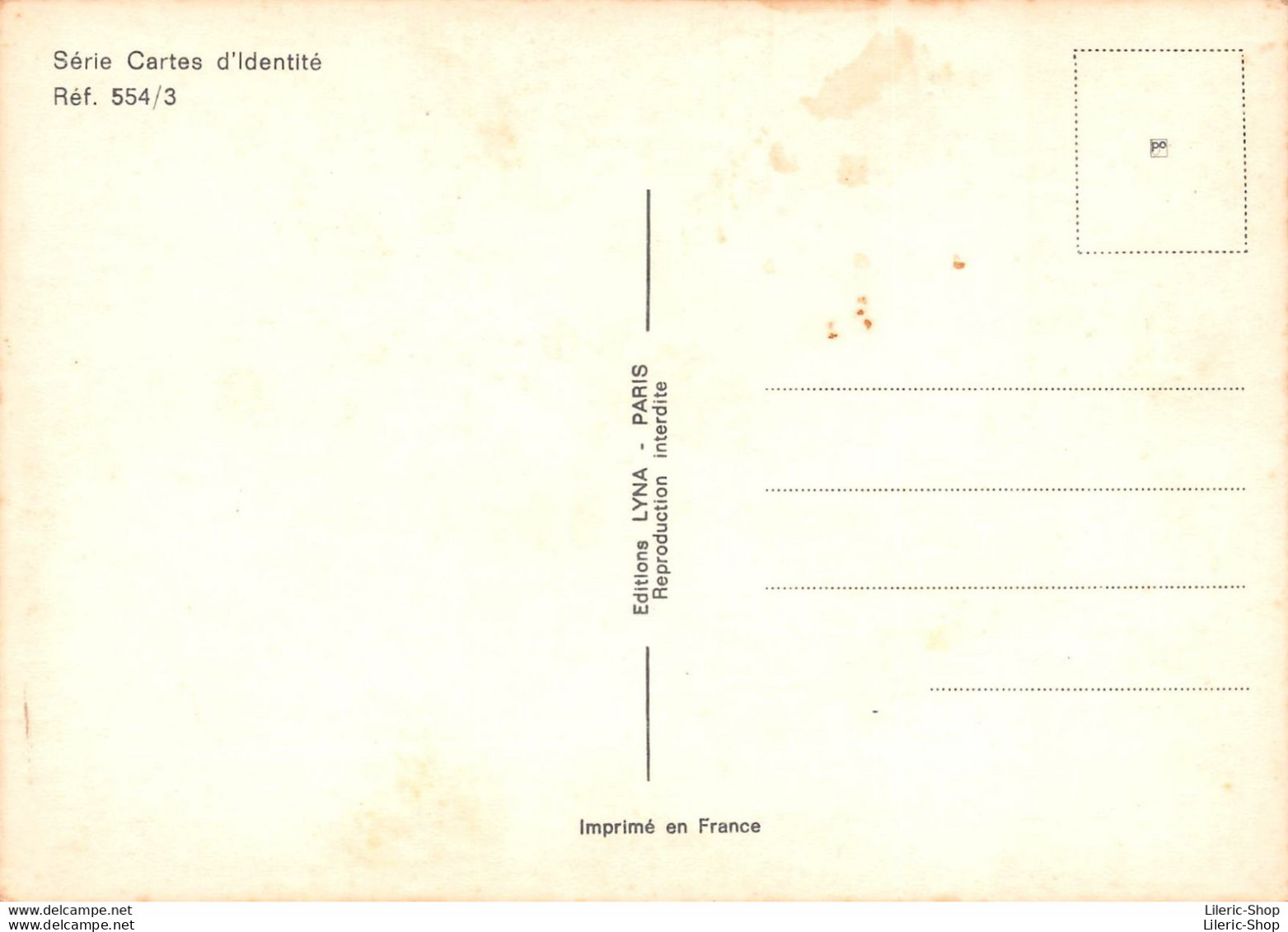 ALEXANDRE - Série Cartes D'Identité N° 554 ( 3 ) - Carte Nationale D'Identité De Bouliste - Boule/Pétanque