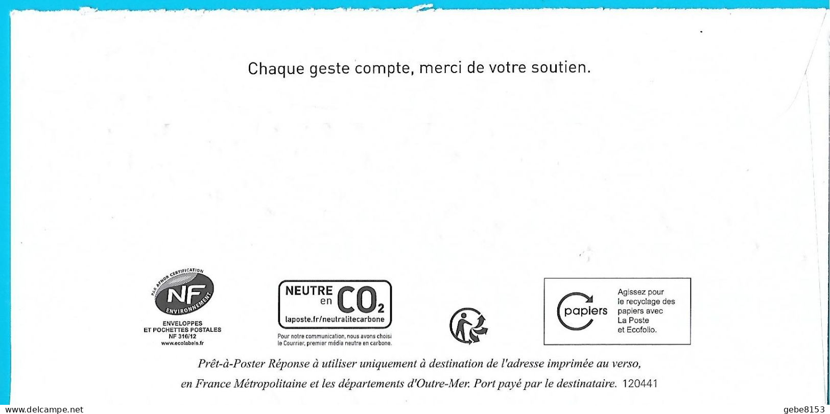 PostRéponse Lettre Prioritaire Marianne Ciappa Phil@poste Institut Curie Paris Santé Cancer Toshiba - PAP : Antwoord /Ciappa-Kavena