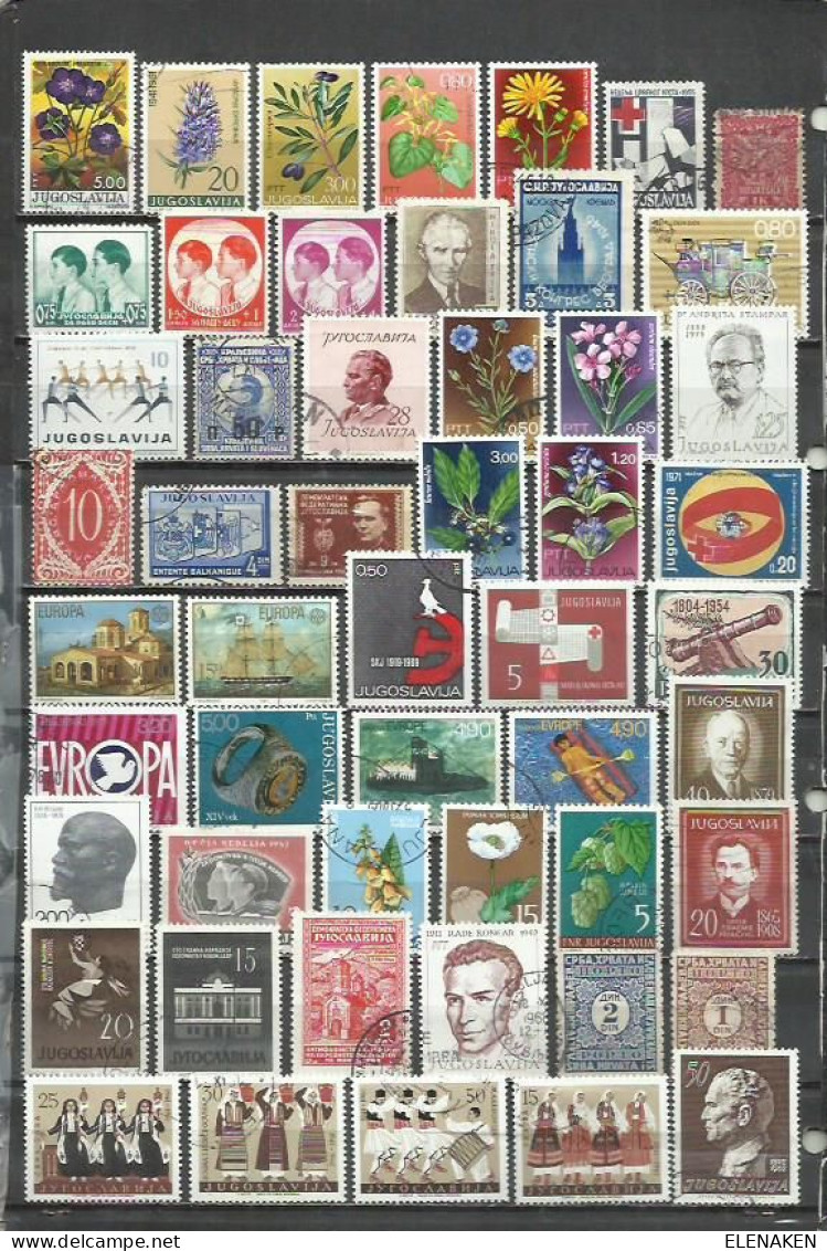 R460L-LOTE SELLOS YUGOSLAVIA JUGOSLAVIA SIN TASAR,BONITOS,INTERESANTES,ANTIGUOS Y MODERNOS. - Verzamelingen & Reeksen