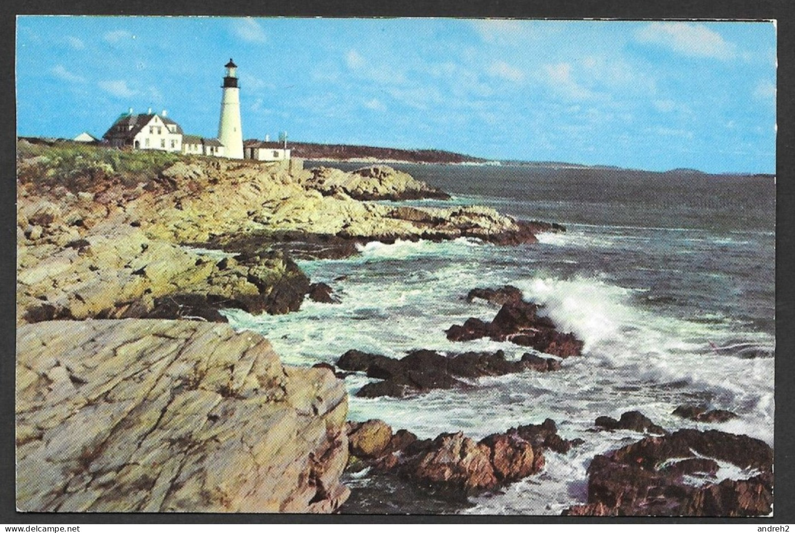 Portland  Maine  Phare Light House - Portland  Maine Head Light First Light House By United States No: P2411 - Portland