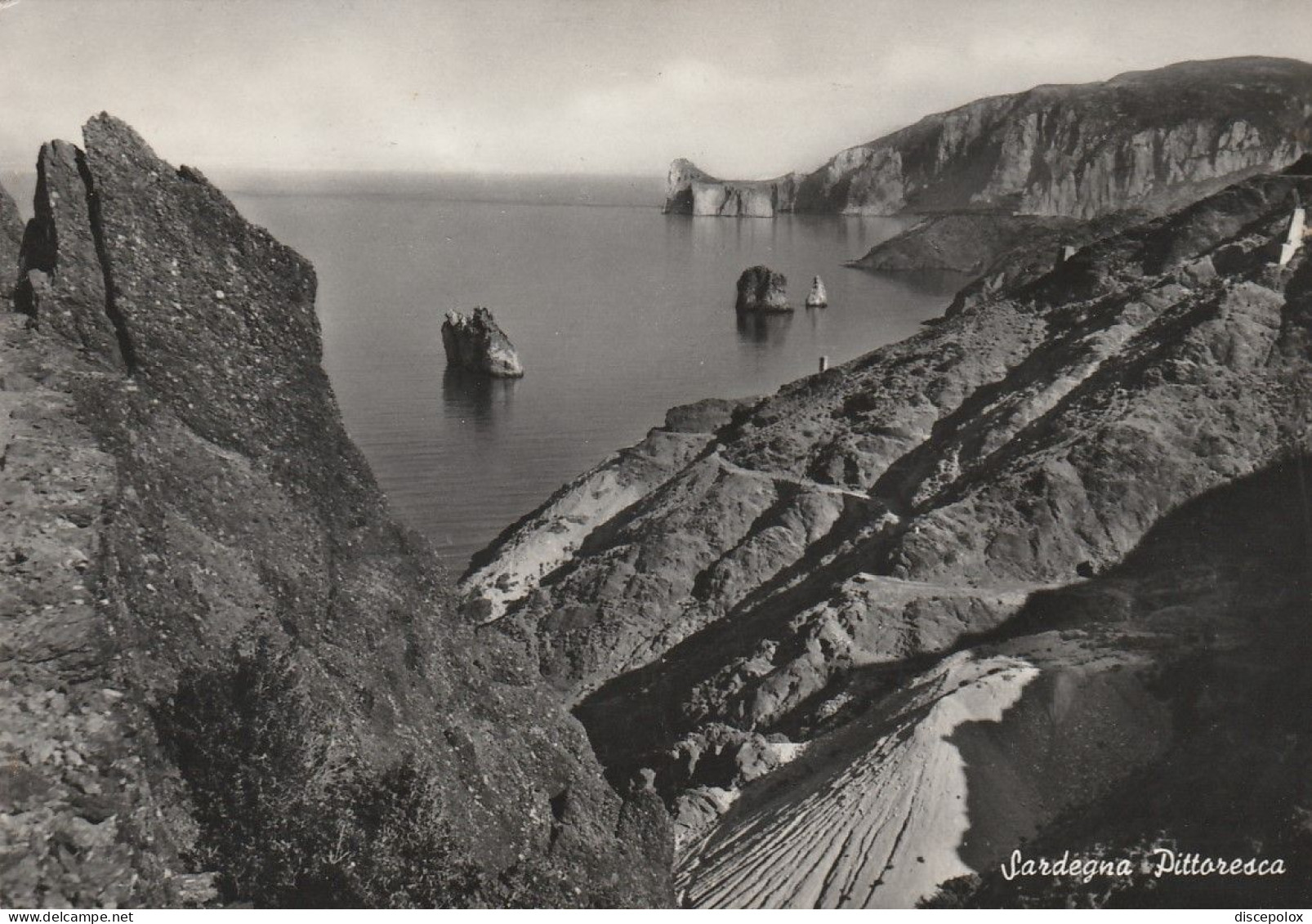 O4354 Iglesias - Golfo Di Nebida - Panorama / Viaggiata 1956 - Iglesias