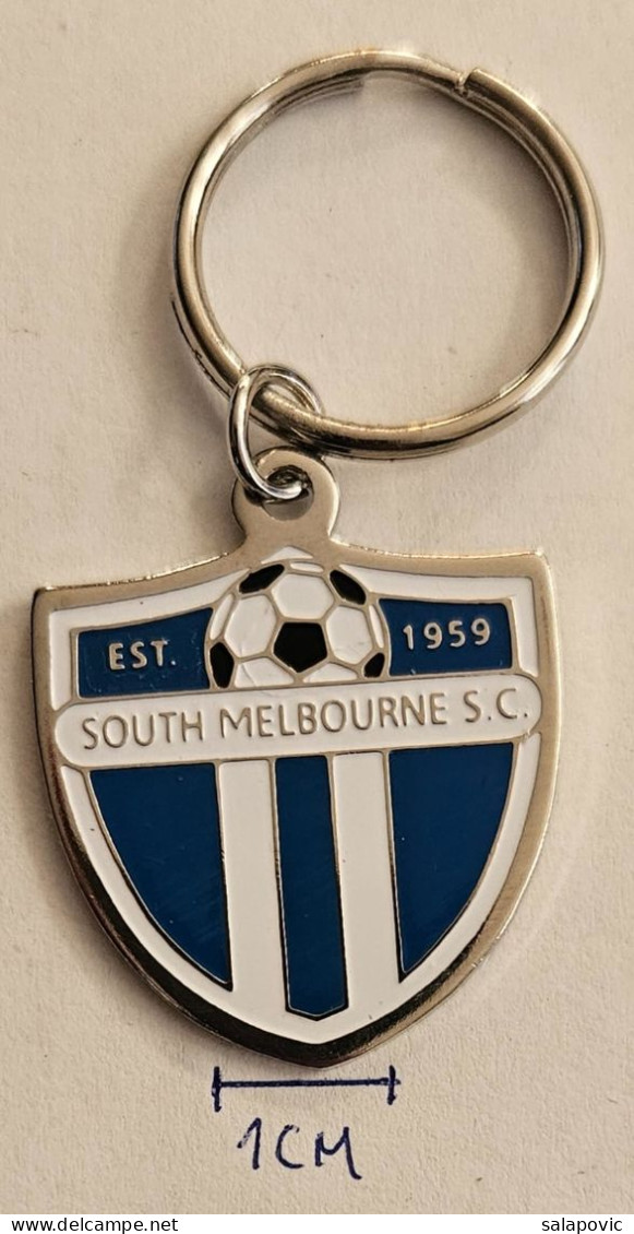 South Melbourne FC Australia Football Club Soccer Pendant Keyring  PRIV-1/7 - Apparel, Souvenirs & Other